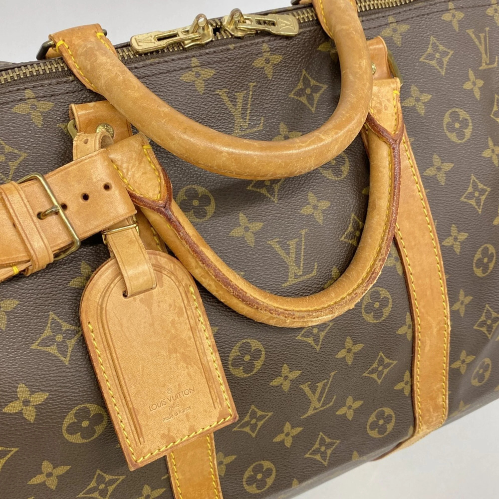 LOUIS VUITTON Brown Monogram Keepall 60 Boston Bag - Picture 10 of 13